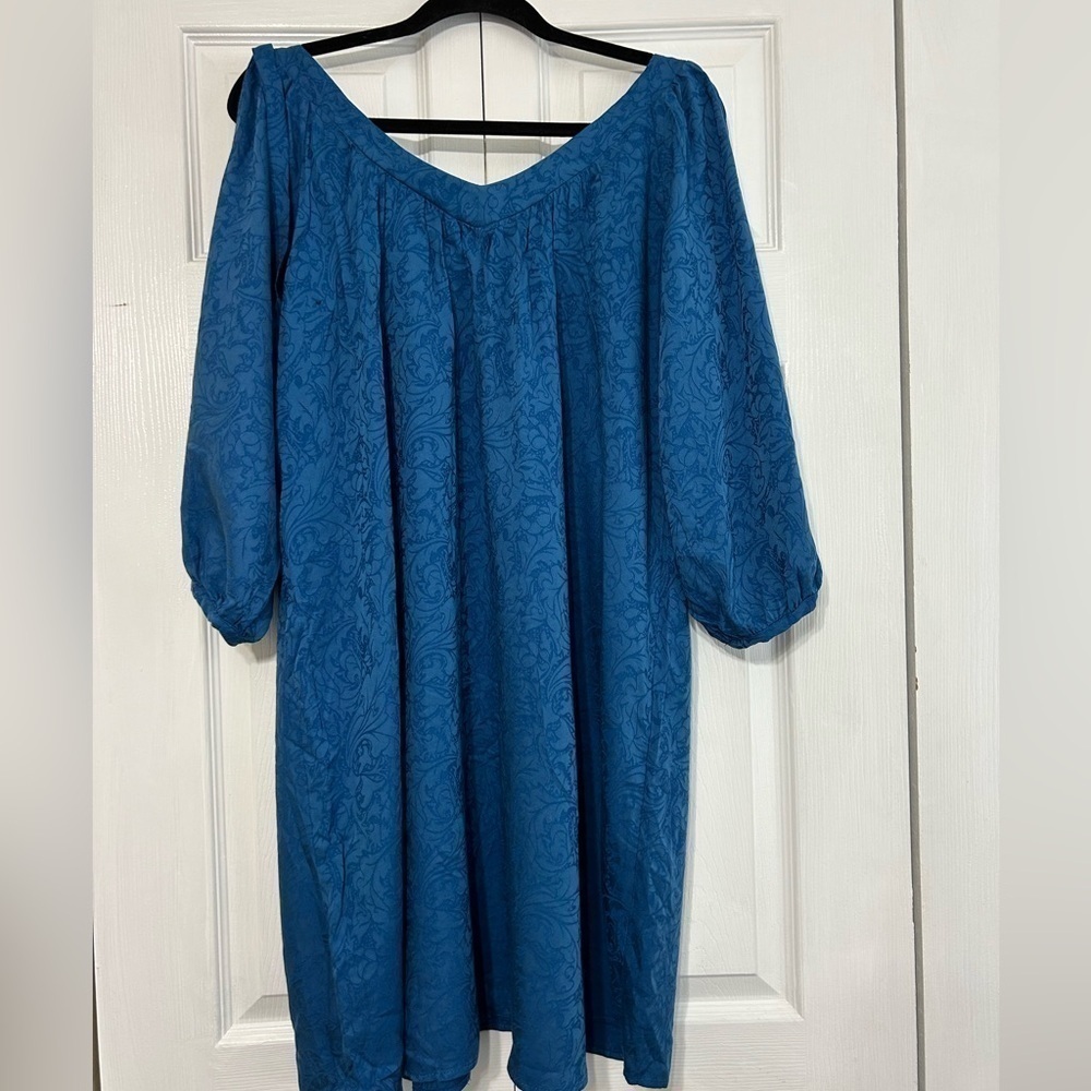 NWT Anthropologie Dress, Blue, Size Small Boho
